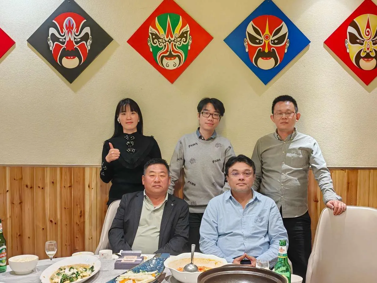 Det var en stor fornøjelse at byde vores indiske partnere velkommen på fabrikken