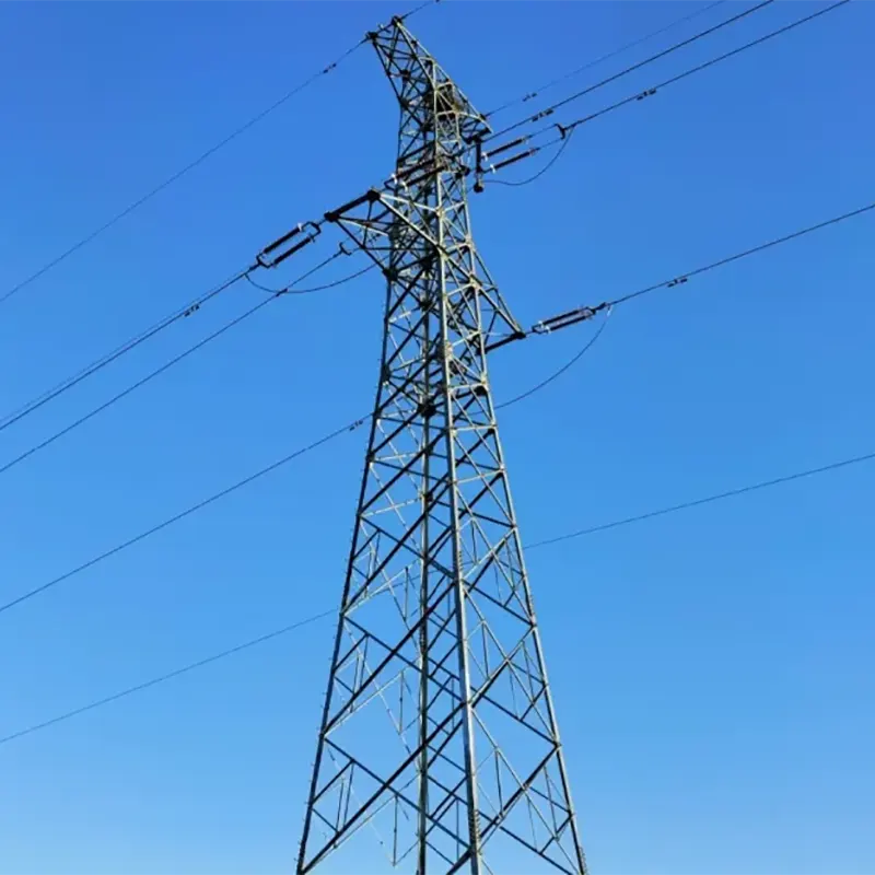35 kV-110 kV transmission stål jerntårn
