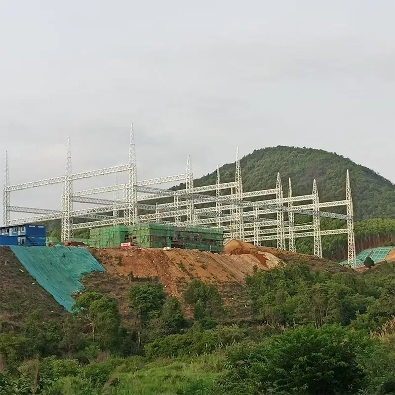 Elektriske transmissionsstationer Stålkonstruktioner